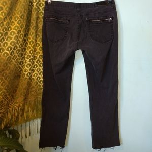 Punk Zipper Pocket Low Waisted Jeans